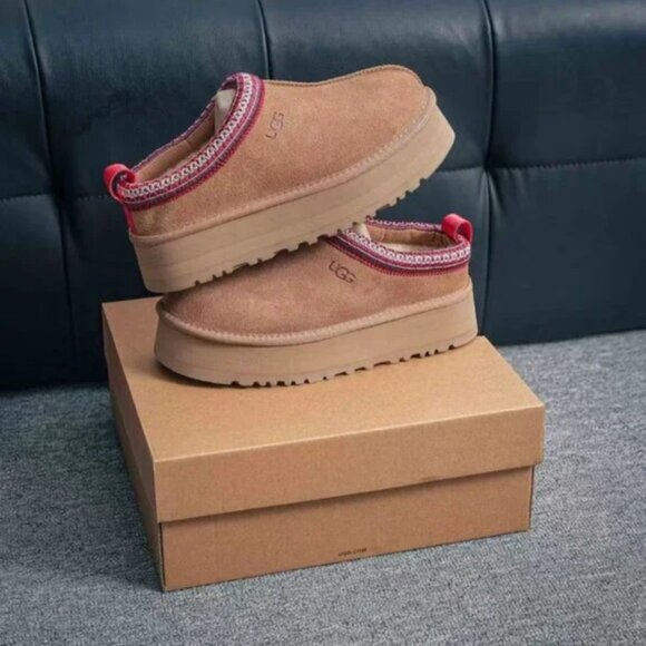 UGG Tazz Chestnut Platform Mule Clog Slipper - Picture 3 of 9